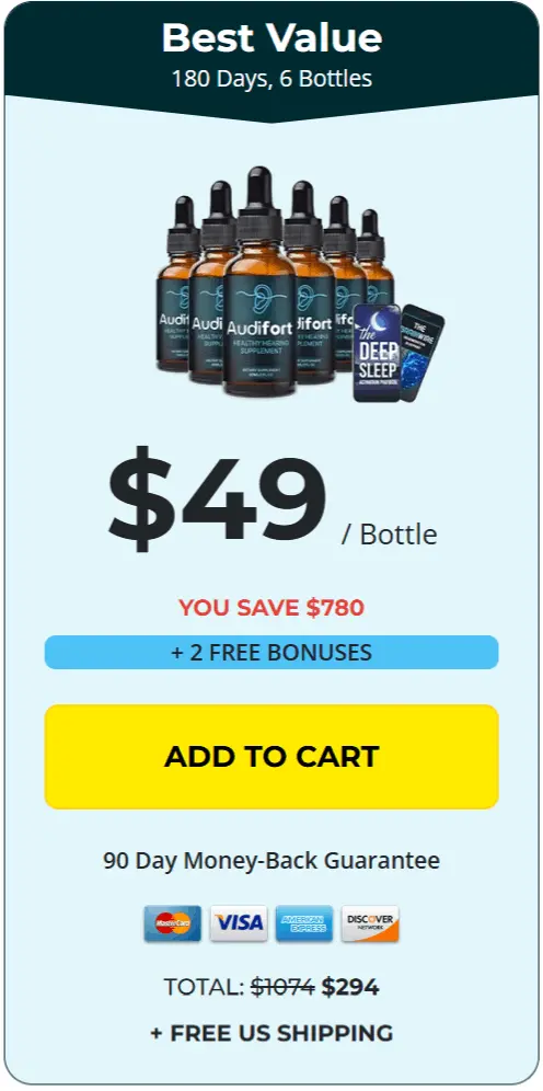 Audifort price 6 bottle